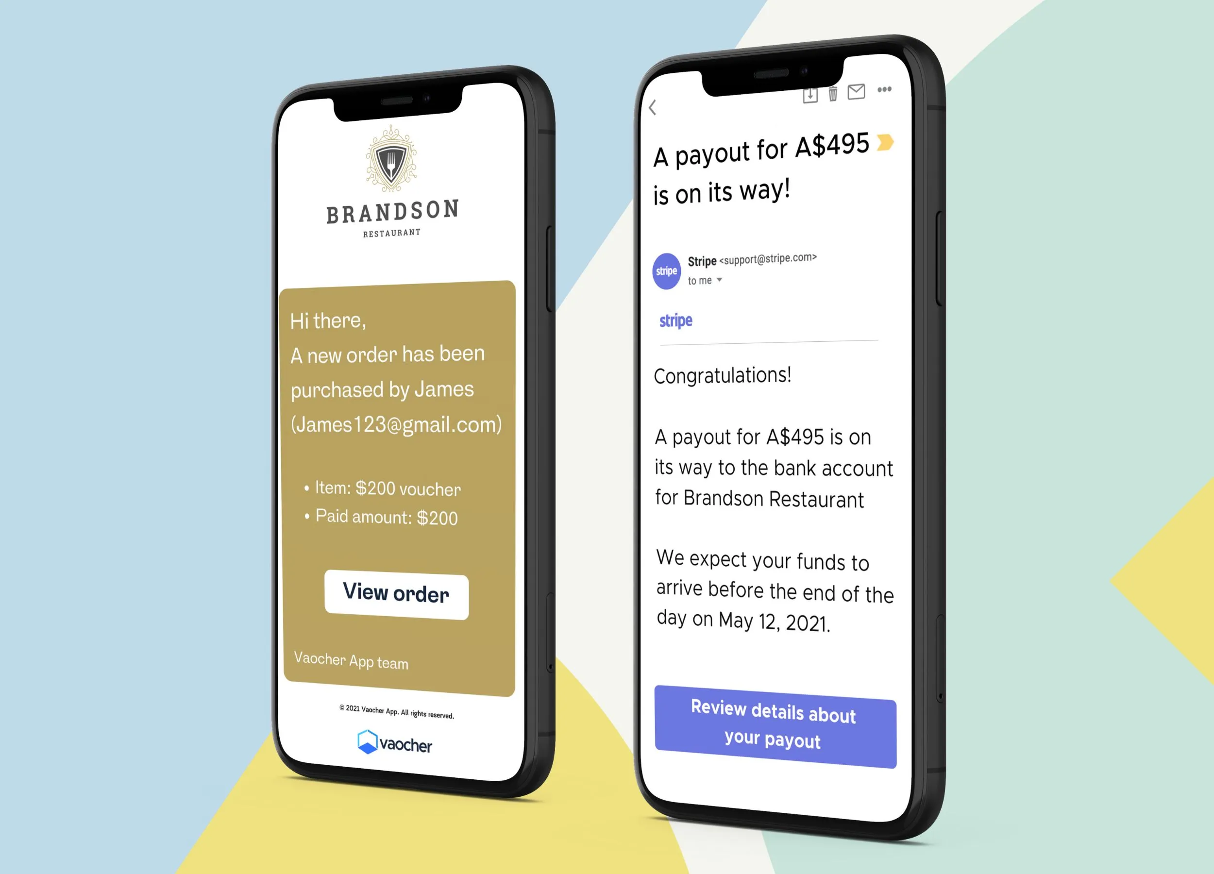 Automate selling voucher online process