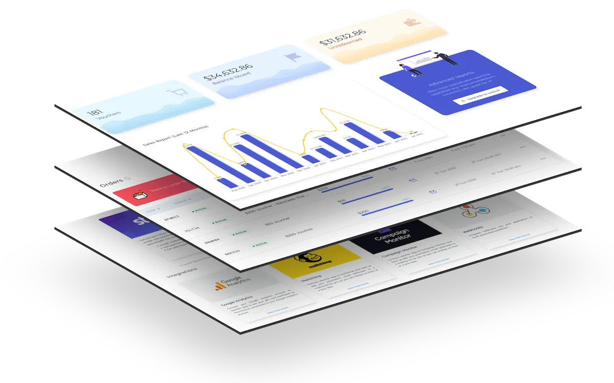 The simple to use gift card, certificate maker and manager software